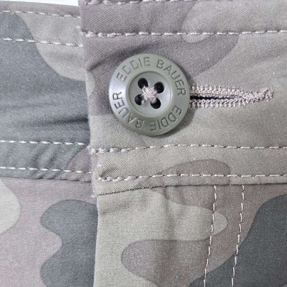 Eddie Bauer Adventurer Camo Skort Skirt Stretch Women 12-pull left rear pocket - Picture 4 of 7